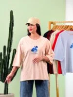 تیشرت پنبه باکسی ماه و پروانه ( پک 8 عددی ) - Son - شناسه 00208072 - Image 4