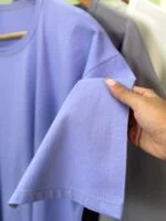 تیشرت بیسیک پنبه باکسی پاستیلی (سفید دوبل ) - ( پک 4 عددی ) - ST - شناسه 00208056 - تصویر 7