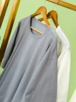 تیشرت بیسیک پنبه باکسی پاستیلی ( پک 2 عددی ) - ST - شناسه 00208056 - تصویر 7