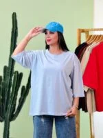 تیشرت پنبه باکسی ( سرمه ای دوبل ) - ( پک 7 عددی ) - Son - شناسه 00208072