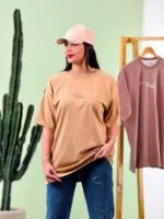 تیشرت پنبه نودی Style 3XL ( پک 2 عددی ) -Gl- شناسه 00208009