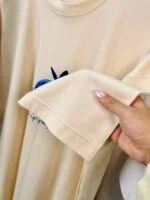 تیشرت پنبه باکسی ماه و پروانه ( کرم دوبل ) - ( پک 4 عددی ) - GL - شناسه 00208038 - تصویر 6