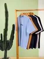 تیشرت پنبه نودی Good Vibes ( آبی دوبل ) - ( پک 8 عددی ) - Gl - شناسه 00208054 - تصویر 2