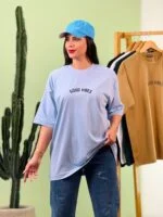 تیشرت پنبه نودی Good Vibes ( آبی دوبل ) - ( پک 8 عددی ) - Gl - شناسه 00208054 - تصویر 4