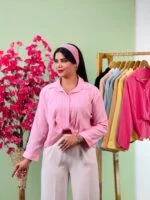شومیز جگوار کراپی پاستیلی ( پک 7 عددی ) - Sb - شناسه 00214054