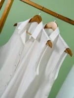 شومیز حلقه ای سفید ( پک 2 عددی ) - Vn - شناسه 00214061 - تصویر 7