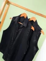 شومیز حلقه ای مشکی ( پک 2 عددی ) - Vn - شناسه 00214065 - تصویر 8