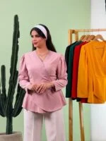 شومیز الیزه نگینی دو سایزه - ( پک 10 عددی ) - Vn - شناسه 00214060 - تصویر 3