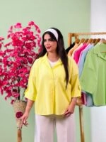 شومیز اطلس تک جیب آستین پاگون ( پک 7 عددی ) - Sb - شناسه 00214068 - تصویر 6