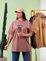 تیشرت پنبه نودی NY 3XL ( پک 5 عددی ) - GL - شناسه 00208009 - تصویر 5