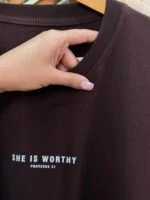 تیشرت پنبه فری سایز نخ 28 She Is ( پک 9 عددی ) - Gl - شناسه 00208002 - Image 12