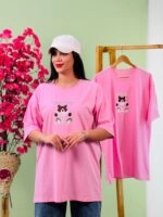 تیشرت پنبه لانگ Teddy Just Vibin( پک 2 عددی ) – ST – شناسه 00208057 - تصویر 3