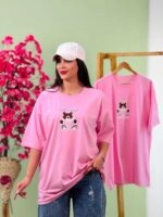تیشرت پنبه لانگ Teddy Just Vibin( پک 2 عددی ) – ST – شناسه 00208057