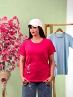تیشرت پنبه قواره استاندار بانی نارنجی ( پک 2 عددی ) – St – شناسه 00208055
