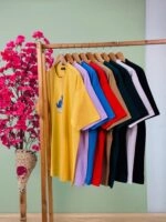 تیشرت پنبه رنگی 3XL ماه و پروانه ( پک 9 عددی ) - GL - شناسه 00208053 - تصویر 2