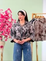شومیز کراپی شانتون اسلپ ( پک 4 عددی ) - Sb - شناسه 00214057 - Image 3