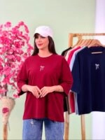 تیشرت پنبه باکسی نخ 28 پاپیون کوچک ( پک 7 عددی ) - Son - شناسه 00208001 - تصویر 5