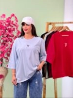 تیشرت پنبه باکسی نخ 28 پاپیون کوچک ( پک 7 عددی ) - Son - شناسه 00208001