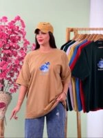 تیشرت پنبه رنگی 3XL ماه و پروانه ( پک 9 عددی ) - GL - شناسه 00208053 - تصویر 3