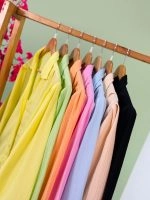شومیز اطلس یقه هفت جلو گره پاستیلی ( پک 7 عددی ) - Sb - شناسه 00214055 - تصویر 11