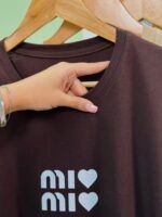 تیشرت پنبه فری سایز نخ 28 Miu Miu ( پک 5 عددی ) - Gl - شناسه 00208002 - تصویر 9