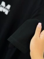 تیشرت پنبه باکسی نخ 28 M ( تک مشکی ) - ( پک 3 عددی ) - Son - شناسه 00208001 - تصویر 4