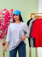 تیشرت پنبه باکسی نخ 28 Hi Cat ( پک 6 عددی ) - Son - شناسه 00208001