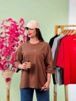 تیشرت پنبه باکسی نخ 28 Hi Cat ( پک 6 عددی ) - Son - شناسه 00208001 - تصویر 6