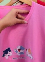 تیشرت پنبه قواره استاندار گربه Best Friend ( پک 4 عددی ) – St – شناسه 00208055 - تصویر 6