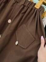 دامن لینن دکمه دار ( پک 5 عددی ) - Ghr - شناسه 00221004 - تصویر 9