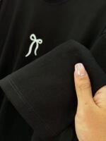 تیشرت پنبه باکسی 28 پاپیون سفید (تک مشکی) - ( پک 3 عددی ) - Son - شناسه 00208001 - تصویر 7