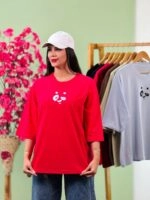 تیشرت پنبه باکسی نخ 28 پاندا ( پک 7 عددی ) - Son - شناسه 00208001 - تصویر 4