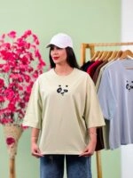 تیشرت پنبه باکسی نخ 28 پاندا ( پک 7 عددی ) - Son - شناسه 00208001