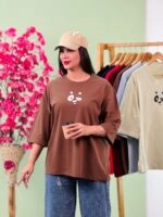 تیشرت پنبه باکسی نخ 28 پاندا ( پک 7 عددی ) - Son - شناسه 00208001 - تصویر 5