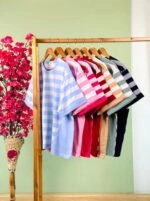 تیشرت پنبه پینترستی (سرخابی دوبل ) - ( پک 8 عددی ) - Wm - شناسه 00208005 - تصویر 2