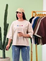 تیشرت باکسی نخ 28 سه گل ( پک 7 عددی ) - Rt - شناسه 00208004 - Image 3