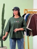 تیشرت باکسی نخ 28 سه گل ( پک 7 عددی ) - Rt - شناسه 00208004 - تصویر 7
