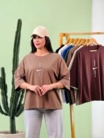 تیشرت باکسی نخ 28  Just Do It ( پک 7 عددی ) - Rt - شناسه 00208004 - تصویر 3