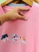 تیشرت باکسی پاستیلی گربه Best Friend ( پک 8 عددی ) - Son - شناسه 00208007 - تصویر 15