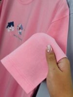 تیشرت باکسی پاستیلی گربه Best Friend ( پک 8 عددی ) - Son - شناسه 00208007 - تصویر 13