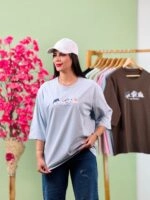 تیشرت باکسی پاستیلی گربه Best Friend ( پک 8 عددی ) - Son - شناسه 00208007 - تصویر 9