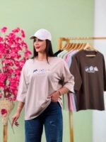 تیشرت باکسی پاستیلی گربه Best Friend ( پک 8 عددی ) - Son - شناسه 00208007 - تصویر 3