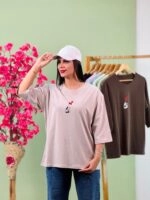 تیشرت باکسی پاستیلی پاندا قلبی  ( پک 8 عددی ) - Son - شناسه 00208007 - تصویر 5