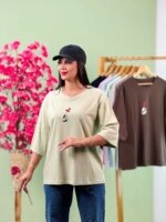 تیشرت باکسی پاستیلی پاندا قلبی  ( پک 8 عددی ) - Son - شناسه 00208007 - تصویر 3