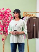 تیشرت باکسی پاستیلی پاندا قلبی  ( پک 8 عددی ) - Son - شناسه 00208007 - تصویر 4
