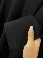 تیشرت پنبه باکسی آستین سه ربع تک رنگ مشکی ( پک 3 عددی ) - Gl - شناسه 00208010 - تصویر 4
