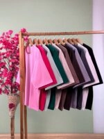 تیشرت بیسیک باکسی پاستیلی ( پک 11 عددی ) - St - شناسه 00208012 - تصویر 2