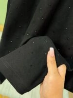تیشرت مشکی نگینی ( پک 3 عددی ) - Nus - شناسه 00208014 - تصویر 5