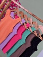 تاپ فانریپ نگینی یقه گرد ( پک 6 عددی ) - Nus - شناسه 00207007 - تصویر 8