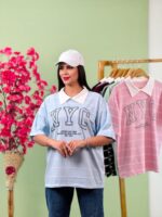 تیشرت راه راه NYC ( پک 7 عددی ) - Wm - شناسه 00208017 - Image 3